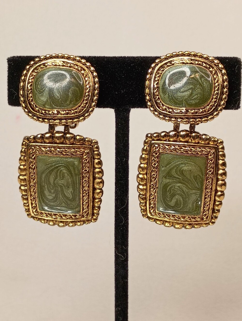 Vintage Erica North Clip Earrings